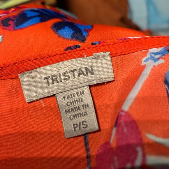Tristan, Dress, Midi, Size small, Floral red. - Picture 10 of 10